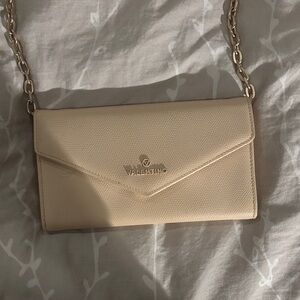 Valentino Beige Chain Clutch